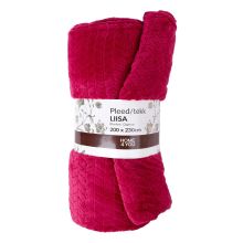 Плед LIISA XL, 200x230см, малиново-красный
