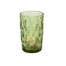 Drinking glass high CORAL 350ml, green