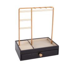 Ehete hoidja LARA H26cm, sahtliga, must