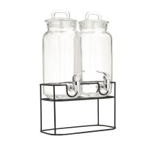 Стеклянная банка TWIN 2x2,3л, с подставкой