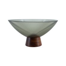 Стеклянная ваза для фруктов FRUIT BOWL, D26 x 14 см