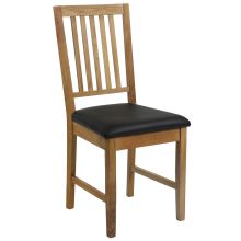 Стул GLOUCESTER 43x42xH94cм, черный/дуб