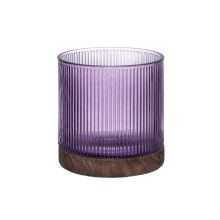 Küünlahoidja FanniK VEKKI D14xH14cm, lilla klaas