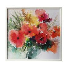 Wall art WALLY 40x40cm, marigolds