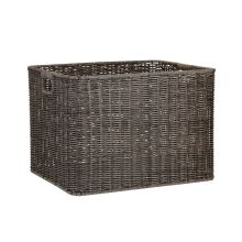 Korv BASILE 37x31xH28cm, tumepruun