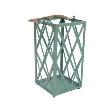 Lantern THALIE H28,5cm, green