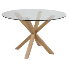 Dining table HEAVEN D120xH76cm, oak