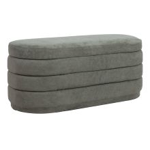Bench HIRO 104x44xH44cm, green, with storage