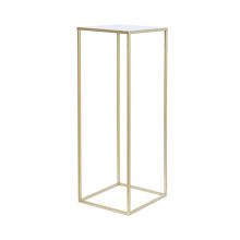 Flowerstand DEIA CHE L  25x25xH70cm, golden