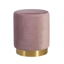 Ottoman LA PERLA D35xH42cm, pink