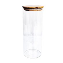 Glass jar THERON D10xH25cm with a lid