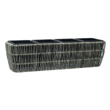 Lillekast WICKER 57x16xH16cm, hall