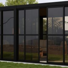 Раздвижная стенка из поликарбоната для беседки MIRADOR-111 3м