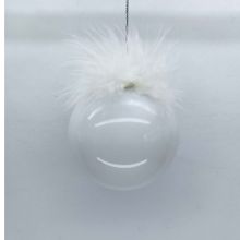 Christmas ornament JOY PEARL D8cm, glass
