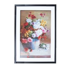 Wall art PICTURE LAND framed 50x70cm, bouquet