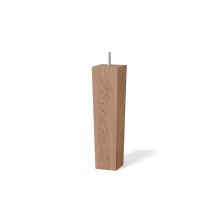 Wooden leg conical H23cm, 4pcs, oak stain