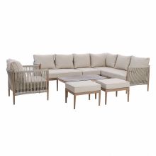 Garden furniture set MEDINA 5-parts, beige