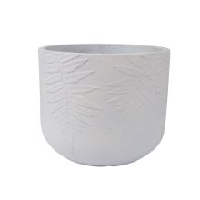 Lillepott FERN D37xH30cm, valge