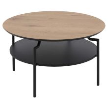 Diivanilaud GOLDINGTON D80xH45cm, tamm/must