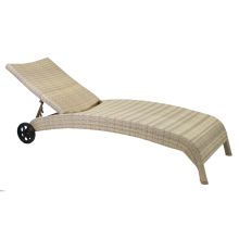 Шезлонг WICKER 73x196x99cм, бежевый