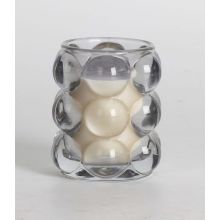 Scented candle in glass NATURE GREEN H9,2cm, Northern Forest