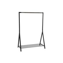 Riiete stange BRENT 117x59xH165cm, must/kroom