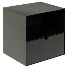 Прикроватная тумбочка JOLIET 30x25xH30cm, черный
