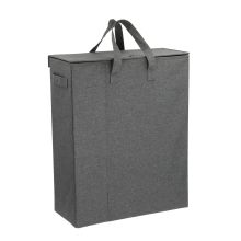 Корзина для белья MAX DAY 46x26xH50см, темно-серая