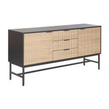Side board HELVE 150x40xH75cm, melamine