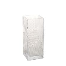Vase ZANA 10x10xH25cm, transparent glass
