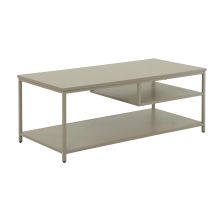 Coffee table DIMITRA 100x50xH40cm, grey