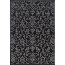 Коврик DAWN FOAM DOOR-12 50x80см, чёрный/серый