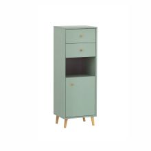 Шкаф в ванную BJARNE 40x33,5xH114см, зелёный