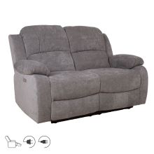 Diivan FELICIA 2-kohaline elektriline recliner, hall