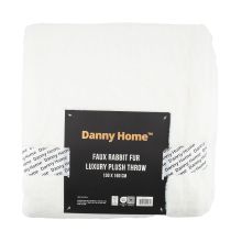 Blanket PLUSH LUX 130x160cm, white