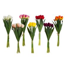Kunstlill FLOWERLY kimp 7-ne, tulbid, mix