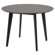 Söögilaud ROXBY D105xH76cm, must