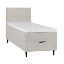 Континентальная кровать LAARA 90x200см, бежевый