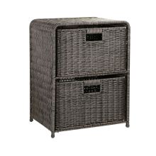Korvriiul 2-ne BASILE 40x30xH53cm, tumepruun