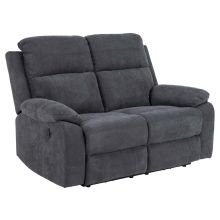 Diivan MORA 2-kohaline recliner, tumehall