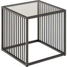 Side table STRINGTON 40x40xH40cm, grey