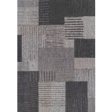Коврик DAWN FOAM DOOR-10 50x80см, чёрный/серый