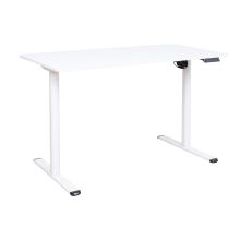 Töölaud ERGO LIGHT 1-mootoriga 120x60xH72,5-117,5cm, valge