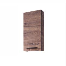 Wall cabinet 374, 30x20xH70cm, dark oak/black