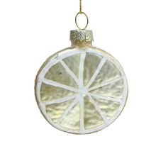 Jõuluehe JOY LEMON 6.5cm, klaas