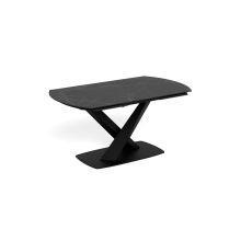 Söögilaud MORELLA 160/240x90xH77cm, must