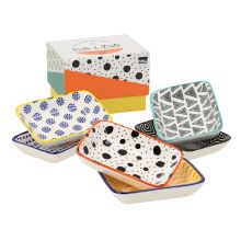 Миски AIMII 6 шт. Д9,5хВ2см в коробке, микс