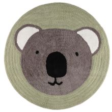Vaip 4Living KOALA D100cm, roheline/hall