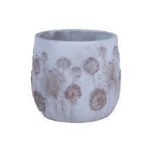 Plant holder SUNNY FLORE D23.5xH21cm white