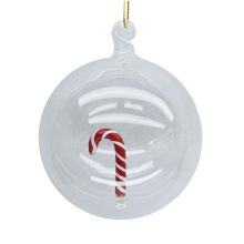Рождественское украшение JOY CANDY GLASS, д 8 см, стекло